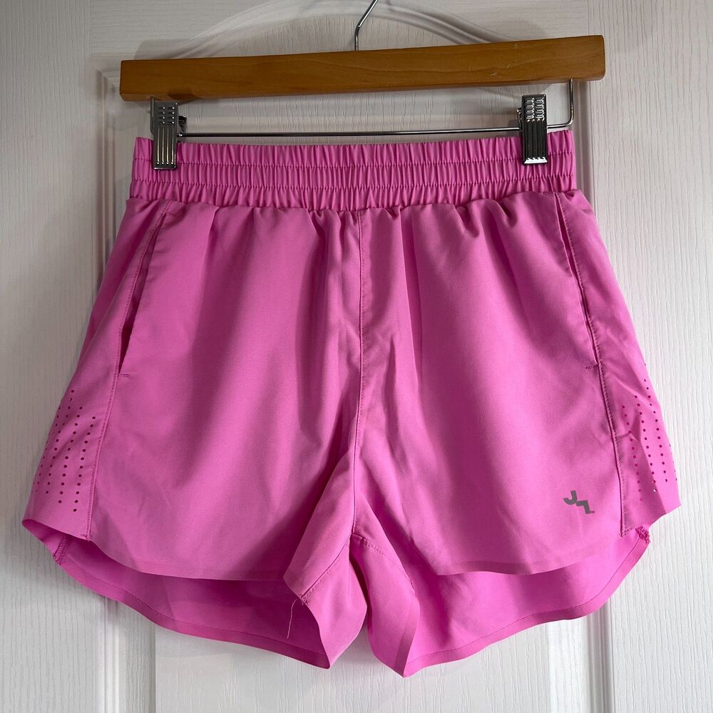 JoyLab Women's Activewear Shorts Built In Liner Side Pockets Pink Size XS